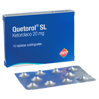 QUETOROL 20 SL - TABLETA SUBLINGUAL