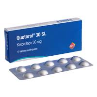 QUETOROL® 30 SL - TABLETA SUBLINGUAL