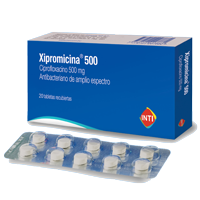 XIPROMICINA 500 -TABLETA RECUBIERTA