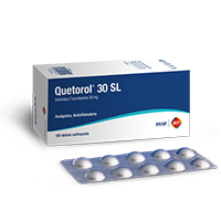 QUETOROL® 30 SL - TABLETA SUBLINGUAL